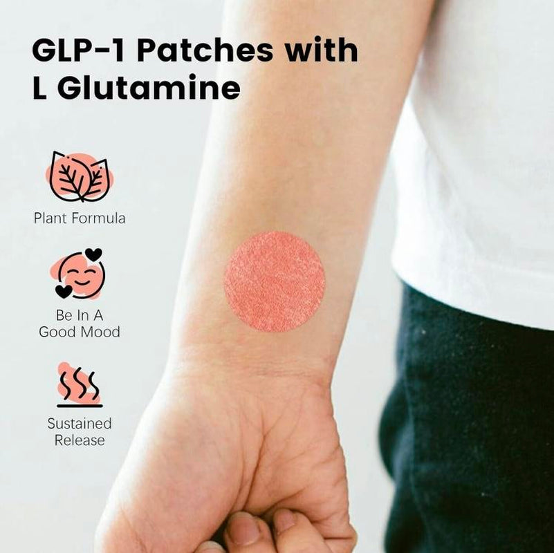 GLP-1 Patch with L-Glutamine, Chromium, Cinnamon, Pomegranate, and Berberine - 30 PCS