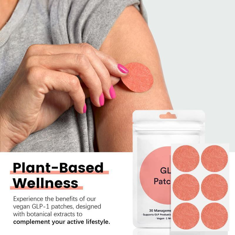 30 Metabolic Balance Patches, Berberine, Steady Release, Vegan, 1 Month Pack