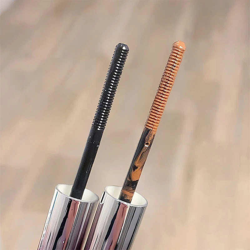 Ultra-Fine Small Brush Head Mascara Lengthening Black 3D Lash Eyelash Extension Eye Lashes Long-Wearing Brown Color Mascara