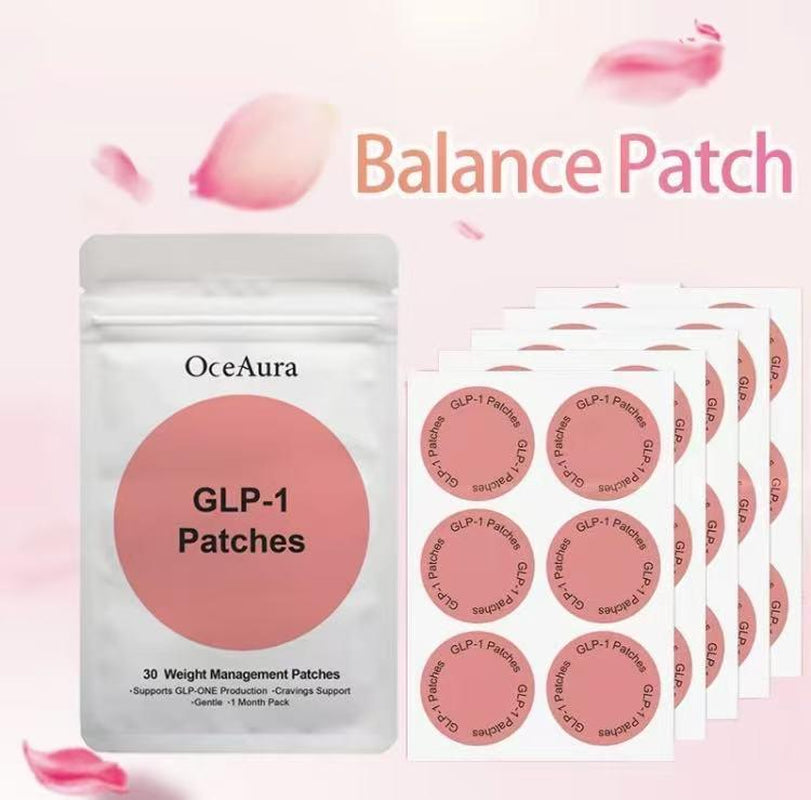 GLP-1 Patch with L-Glutamine, Chromium, Cinnamon, Pomegranate, and Berberine - 30 PCS