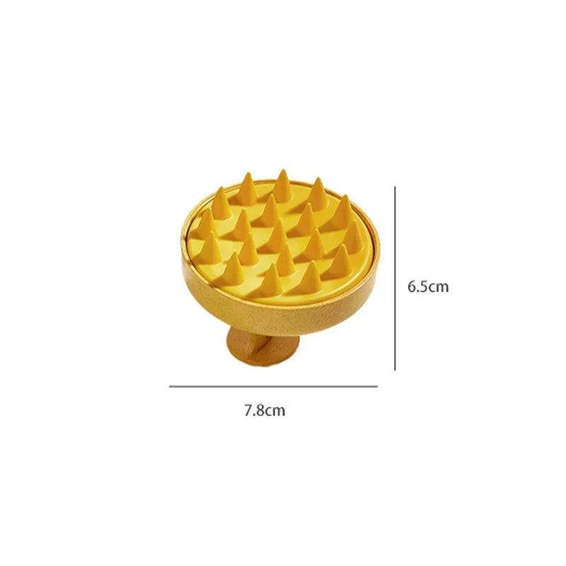 Soft Silicone Head Scalp Massage Comb Shampoo Brush Hair Washing Comb Bath Shower Brush Hair Salon Hairdressing Tool