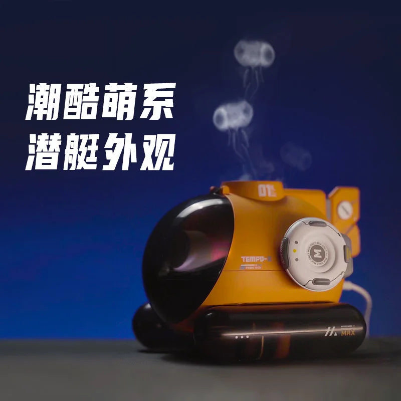 Original HEY MIX Smoke Spitting Smoke Ring Humidifier Camping Equipment Office Desktop Toys Creative Gifts