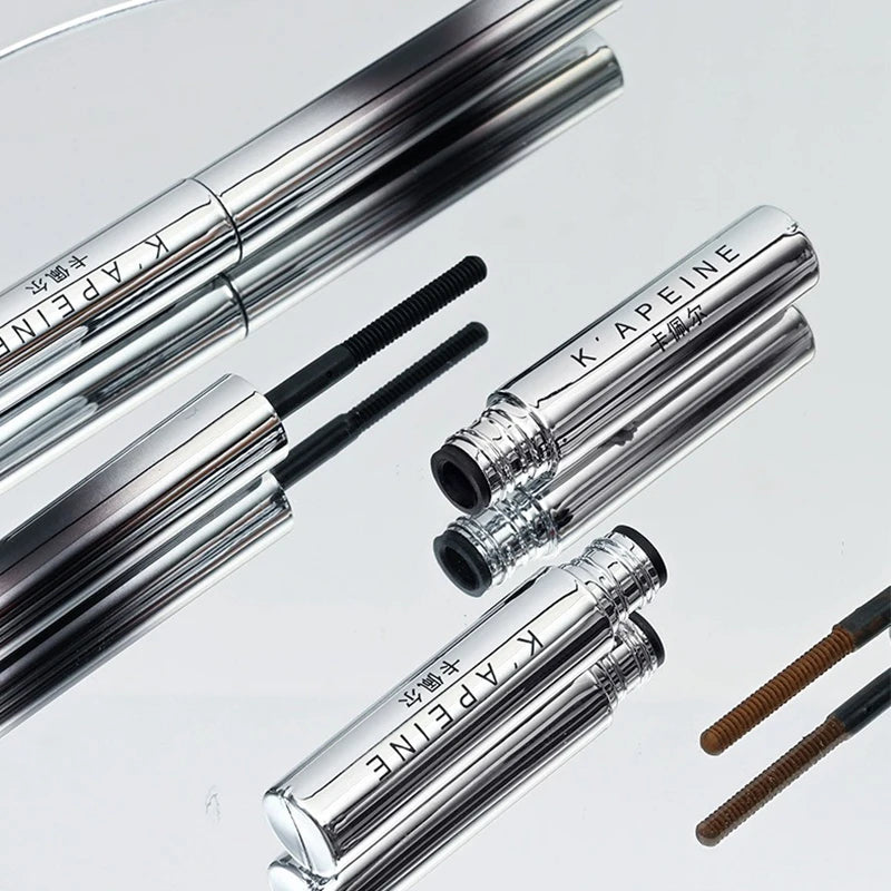 Ultra-Fine Small Brush Head Mascara Lengthening Black 3D Lash Eyelash Extension Eye Lashes Long-Wearing Brown Color Mascara
