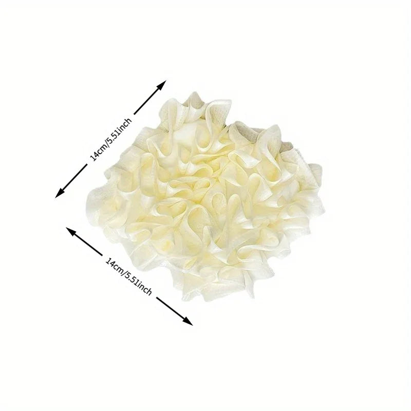 1 Piece of Soft Loofah Sponge Bath Ball -2-In-1 Soap Dispenser and Body Scrub, Exfoliating Shower Ball for Men and Women