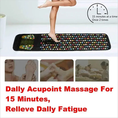 Premium Foot Massage Mat with Finger Pressure Plate and Simulated Cobblestone Path to Soothe Tired Feet and Relieve Pain