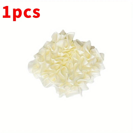 1 Piece of Soft Loofah Sponge Bath Ball -2-In-1 Soap Dispenser and Body Scrub, Exfoliating Shower Ball for Men and Women
