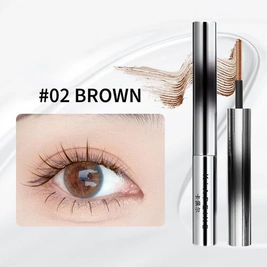 Ultra-Fine Small Brush Head Mascara Lengthening Black 3D Lash Eyelash Extension Eye Lashes Long-Wearing Brown Color Mascara