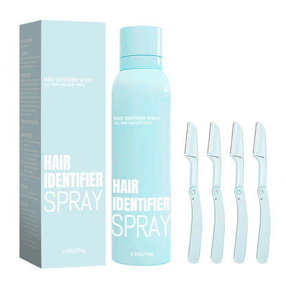 Facial Hair Removal Hair Identification Spray Painless Hair Remover Dermaplaning to Show Facial Hair Face Shaving Skin Care114G